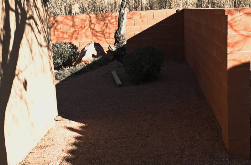 Cinder Block Wall and Gate Install